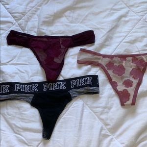 PINK Victoria’s Secret Thongs